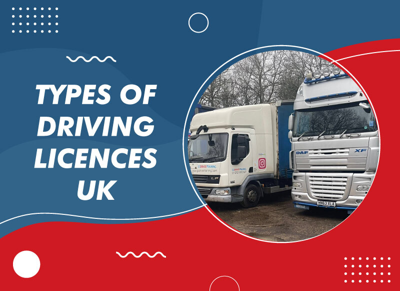 Types of Driving Licences UK
