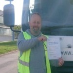 Happy Customer LGV 2 Course Training at GS Driver Training