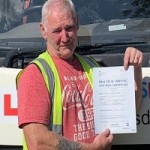 Happy Customer LGV Course Training at GS Driver Training